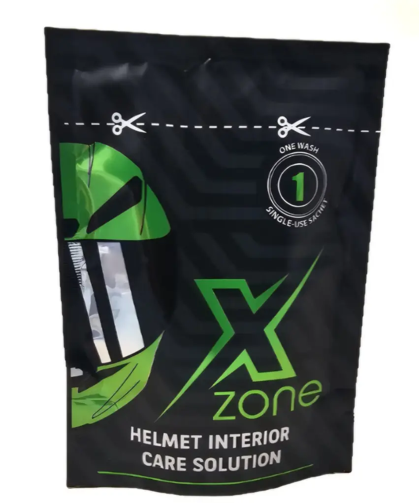 Flüssigwaschmittel für Helmpolster – Sachet